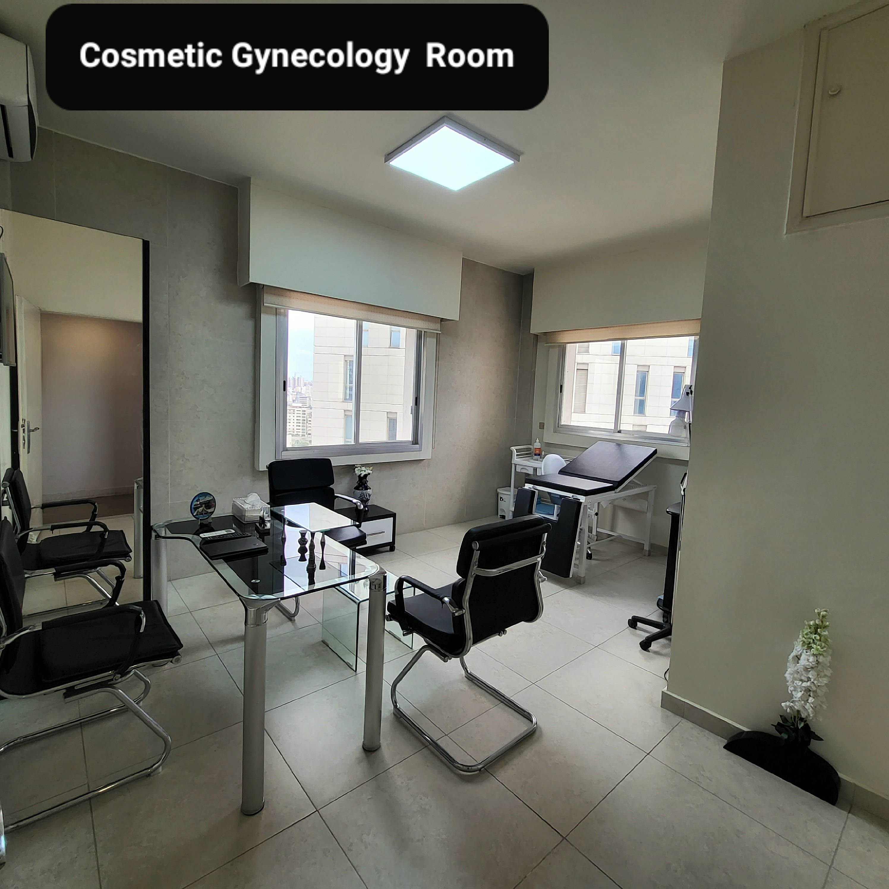 Private gynecology consultation room